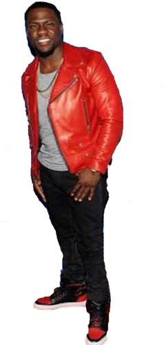 Kevin Hart Quilted Red Leather Jacket