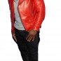 Kevin Hart Quilted Red Leather Jacket