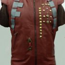 Star Lord Chris Pratt Guardians Of The Galaxy Stylish Leather Vest Jacket