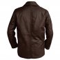 Supernatural TV Series Dean Winchester Brown Distressed Long Leather Coat