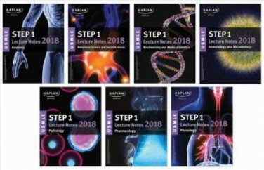 USMLE Step 1 Lecture Notes 2018: 7-Book Set by Kaplan Medical