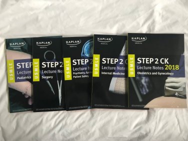USMLE Step 2 Lecture Notes 2018: 5-Book Set by Kaplan Medical