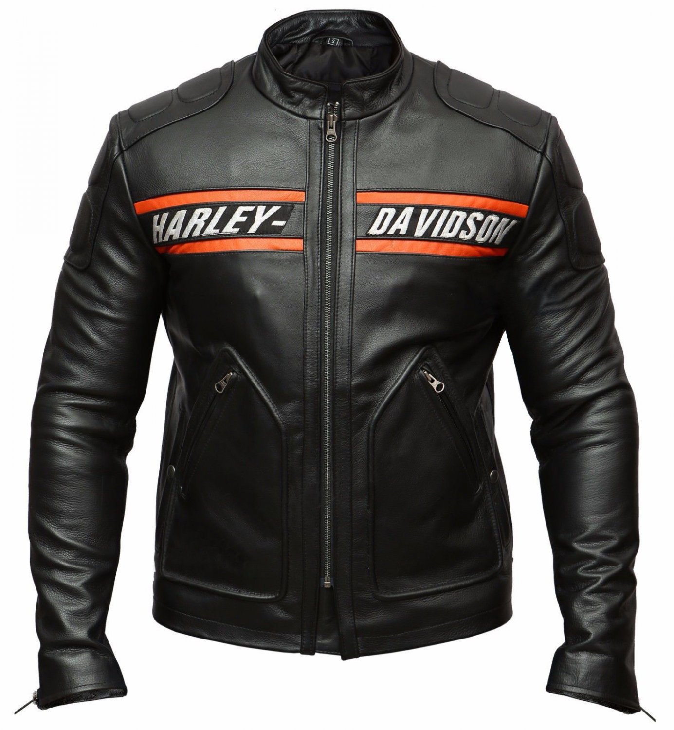 harleydavidson-leather-jacket-mens-white-black-naked-selfshot-desi-teen
