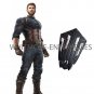 Avengers Infinity War Captain America Faux Leather Jacket With Shield