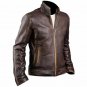 Cafe Racer Brown Leather Jacket