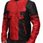 Deadpool Ryan Reynolds Leather Jacket - Size Medium (44 Inches Jacket Chest)