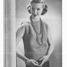Vintage Crochet Blouse Pattern