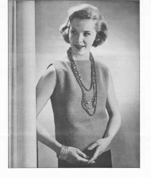 Vintage Crochet Blouse Pattern