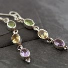 Multi Gems Earrings