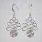 Silver wire earrings