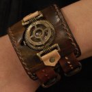 steampunk handmade wrist watch Backstrap GEO 3