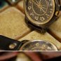 SteamPunk style antique brass Handmade wrist Watch CONSONANT made to order