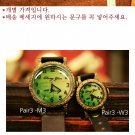 Vintage SteampunkS jewelry style handmade watch PAIR-3