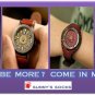 UNIQUE GIFT HANDMADE WATCH "M-NAME PLATE - LADY"