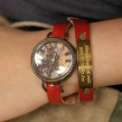 Bracelets type SteamPunk handmade watch " MAGOT 2 nameplate"