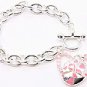 PINK RIBBON BREAST CANCER AWARENESS BRACELE