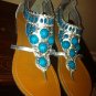 Turquoise Sandals
