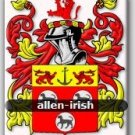 ALLEN - Irish - Coat of Arms - Family Crest - Armorial GIFT! 8.5x11