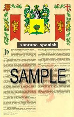 santana last name origin