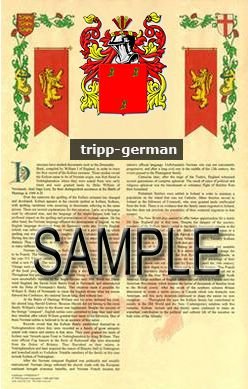 TRIPP - GERMAN - Armorial Name History - Coat of Arms - Family Crest ...