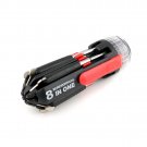 NEW 8 in 1 Multi Screwdriver with LED Portable Torch Set New