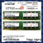 CRUCIAL 2x1GB PC3200 CL3 SDRAM 2GB 184pin 400MHZ RAM