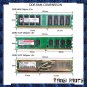 HYNIX 2x2GB 4GB DDR3 PC3-10600 SDRAM 2Rx8 CL9 1333 RAM