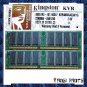KINGSTON 2x1GB DDR PC-3200 SDRAM 2GB 400MHZ RAM MEMORY