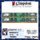 KINGSTON 2x1GB DDR2 PC2-3200 SDRAM 2GB 400MHZ LOW RAM