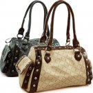 Designer inspired satchel