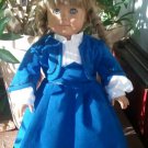 Addys School Dress-fits 18 inch American girl doll