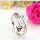 NEW Abstract individual fish bone jewelry ring ring