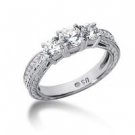 1.00ctw Diamond Engagement Rings Antique Style