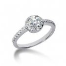 0.80ctw Diamond Engagement Rings Antique Style