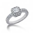 0.85ctw Diamond Engagement Rings Antique Style