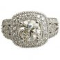 Certified 2.25ct Round Brilliant Fancy Diamond Engagement Ring