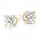 0.25ct Round Cut Diamond Stud Earrings