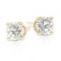 0.25ct Round Cut Diamond Stud Earrings