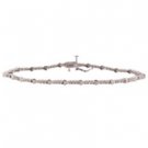 1.00 ctw Diamond Heart Bracelet