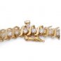 2.00 Ctw S-Style Yellow Gold Diamond Bracelet