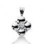 0.15 ctw Solitaire Diamond Pendant With Chain 14k Gold