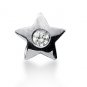 0.15 ctw Solitaire Diamond star Pendant With Chain