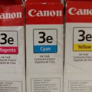 Canon Genuine 3e Ink Cartridges (BCI-3eY) (BCI-3eC) (BCI-3eM) NEW