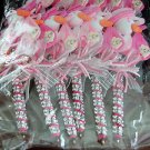 Lot of 12 Pink Baby Girl Pens Shower Party Favors