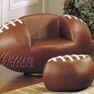 Football Chair and Ottoman Set
