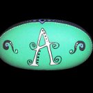 Hand Painted Initial Rock - Letter "A"