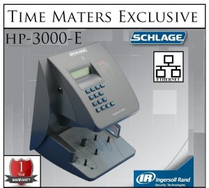INGERSOLL RAND SCHLAGE BIOMETRIC HANDPUNCH HP 3000E (TCP/IP-NETWORK ETHERNET)