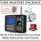 Biometirc Fingerprint Employee Payroll Time Clock (FP30) w/ Software