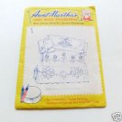 THREE LINEN MOTIFS Aunt Martha's Hot Iron Embroidery Transfer Vintage NOS 3768