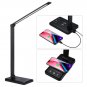 Multifunctional LED Desk Lamp with Wireless Charger, USB Charging Port